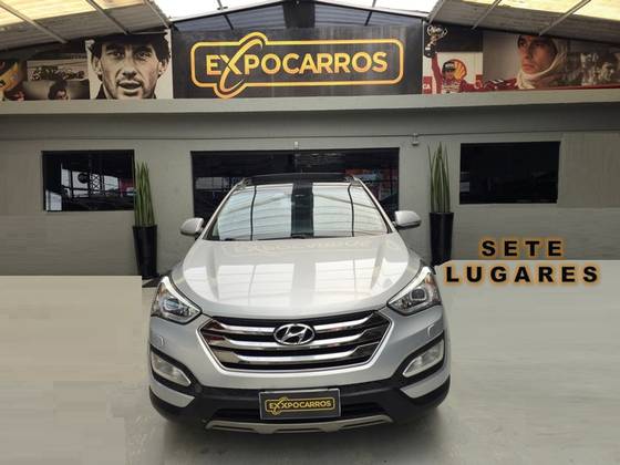 HYUNDAI SANTA FÉ 3.3 MPFI 4X4 7 LUGARES V6 270CV GASOLINA 4P AUTOMÁTICO HYUNDAI SANTA FÉ 3.3 MPFI 4X4 7 LUGARES V6 270CV GASOLINA 4P AUTOMÁTICO